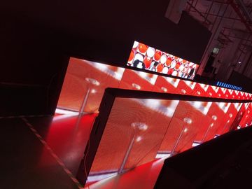 China Prenda impermeable llevada perímetro real de los liendres del gabinete 8000 del hierro de la exhibición del estadio del pixel proveedor