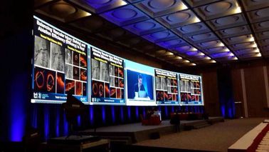 China Pedazos video llevados interiores permanentes 1080P de la pantalla 16 de la pared echada del pixel de 3 milímetros proveedor