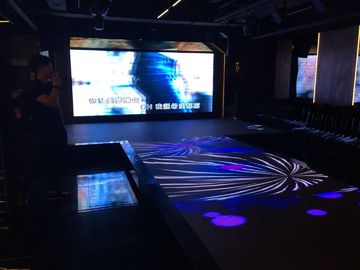 China El coche interactivo video vivo antideslizante llevó Dance Floor video para casarse 100 - 240V proveedor