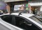 China El brillo llevado taxi video vivo de la pantalla ajusta automáticamente el aluminio lateral doble exportador
