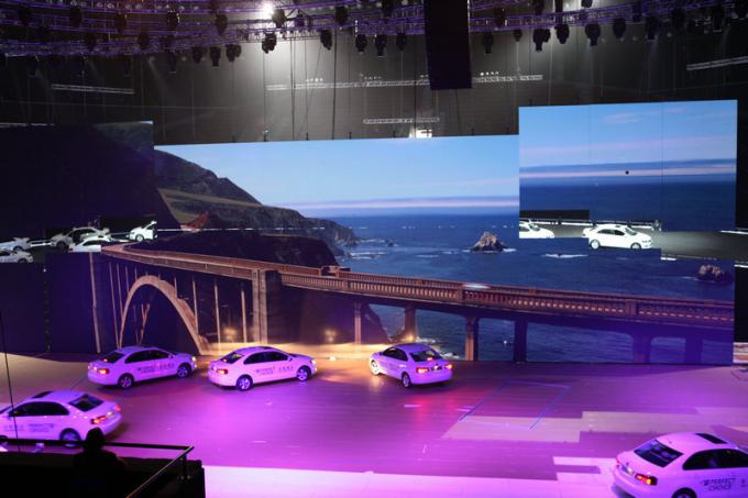 Aluminio/pantalla de vídeo de acero del artículo LED Dance Floor para los acontecimientos 500 * 1000 milímetros