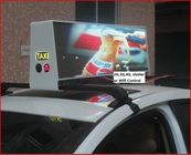 el taxi de la cartelera de 12V Digitaces llevó la pantalla, pequeña exhibición llevada del capítulo de aluminio de acrílico de la cubierta