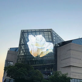 China Fachada llevada fija al aire libre de cristal de la cortina de la malla natural de la convección en el edificio distribuidor